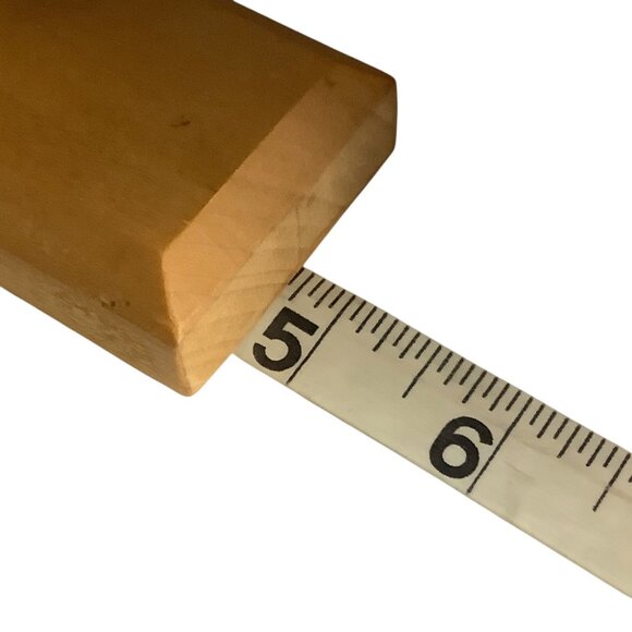 Vtg Easter Rustic Handcrafted Wooden Cross With Vine Detailing 8.25” x 4.75” - Picture 5 of 5